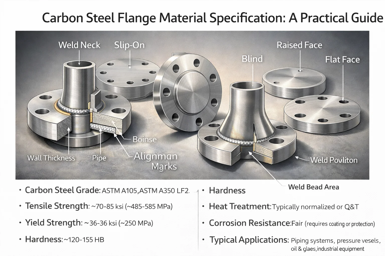 Carbon Steel Flange Material Specification: A Practical Guide